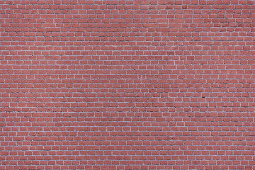 Old red brick wall. High resolution seamless texture for 3d models, background, pattern, poster or collage. Empty template for design, copy space