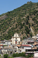 Fototapeta na wymiar View of the village of San Luca, district of Reggio Calabria, Calabria, Italy, Europe
