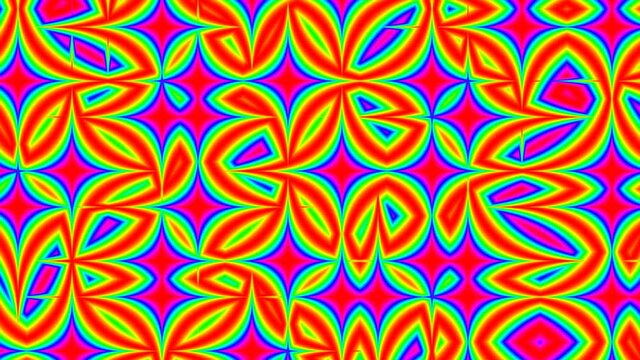 Psychedelic 60s Moving Pink Bright Neon Movng Background