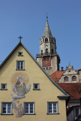 Fototapeta premium Clock tower, Sigmaringen