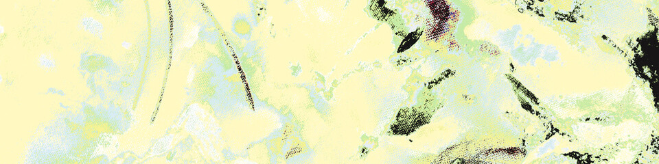 Green Ink Dirty Template. Black Watercolor