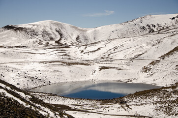 Crater Nevado de Toluca laguna de la luna 