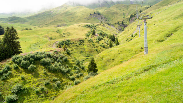 Montagne chatel, en France