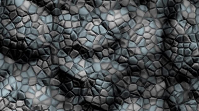 Moving Over Stone Surface Irregular Terrain Cobbles Rocks Stony
