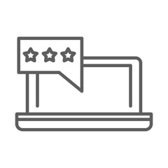 online shopping order ecommerce in thin line style