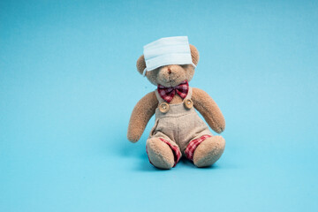 oso cuidado tapabocas navidad 2020 