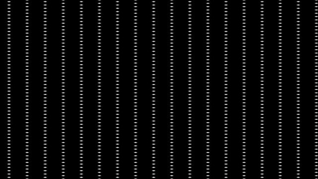 Expanding Transition of Columns Rough Edged Waves to Fill Mask