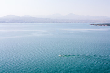 Armenia. View of Lake Sevan from Sevanavank Peninsula