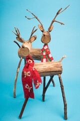 christmas, reindeer, wooden animals, camera, covid19, family, snowman, religion, manger, child god, jesus, latinos.