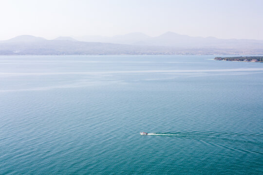 Armenia. View of Lake Sevan from Sevanavank Peninsula