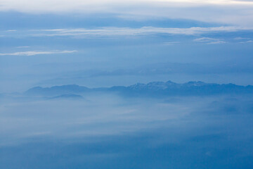 Fototapeta na wymiar Mystical view on the Dolomites