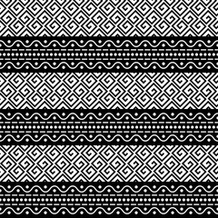 Black and White horizontal stripe geometric design