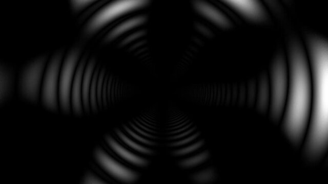 Mask of Flickering Light Darkness Through Fan Blade of Gentle Flashing Spinner