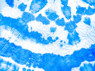 Fototapeta na wymiar Dirty Art Background. Aqua Aquarelle Background. Baby Blue On White Background. Tie Dye Cloth Texture. Worn Tissue Texture. seafoam Handmade Vintage Pattern. Watercolor Print.