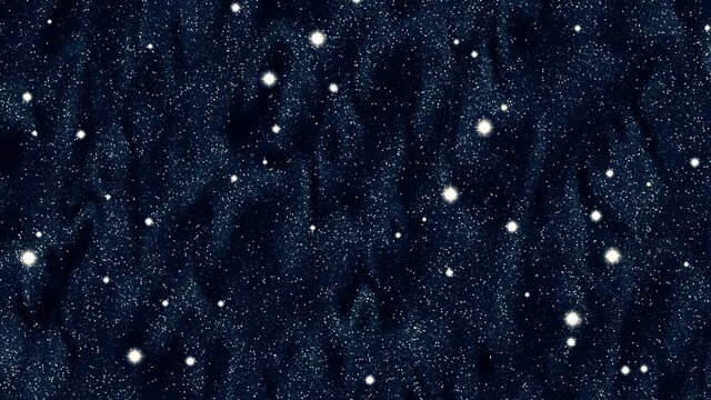 Slow Moving Distant Starfield Astrology Constellation Shining Nativity