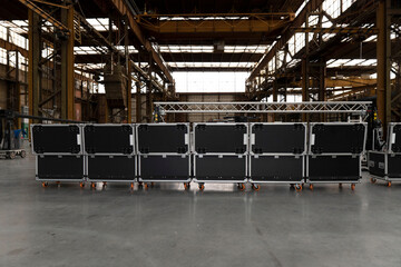 Music, concert, event equipment cases.