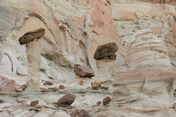 Wahweap Hoodoos rock formations