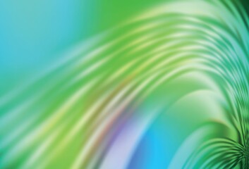 Light Blue, Yellow vector blurred bright template.