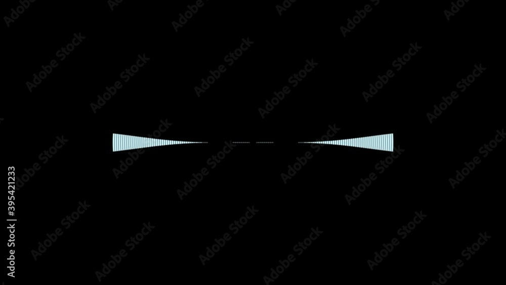 Aufkleber blinking circle screen scanner display
