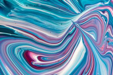 Liquido abstracto acrílico pouring 019