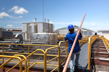 construction workers at work