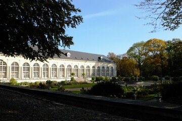 Warsaw, Poland. The Old Orangery originally the Great Orangery a classicistic orangery in Lazienki Krolewskie park in Warsaw, Poland