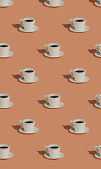 pattern with cups