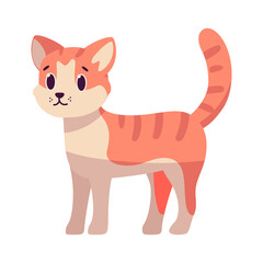 Isolated cartoon of a cat - Vector illustration