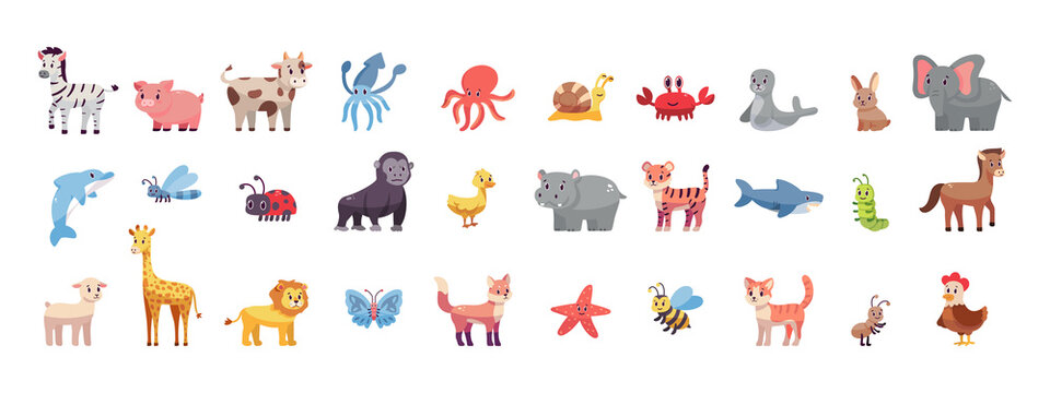 Set of animals image - Vector illustration design