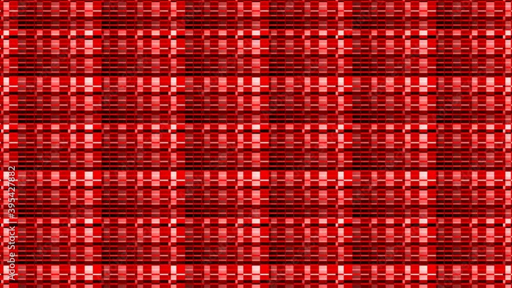 Poster grid red retro 8-bit data noise corruption