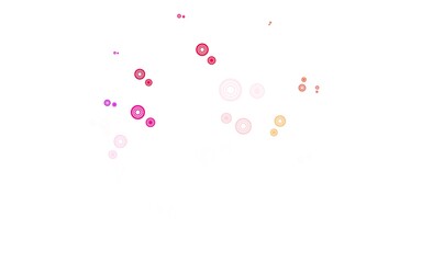 Light Red, Yellow vector layout with circle shapes.