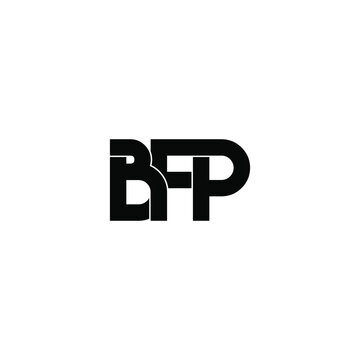 bfp letter original monogram logo design