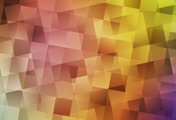 Light Multicolor vector backdrop with rhombus.