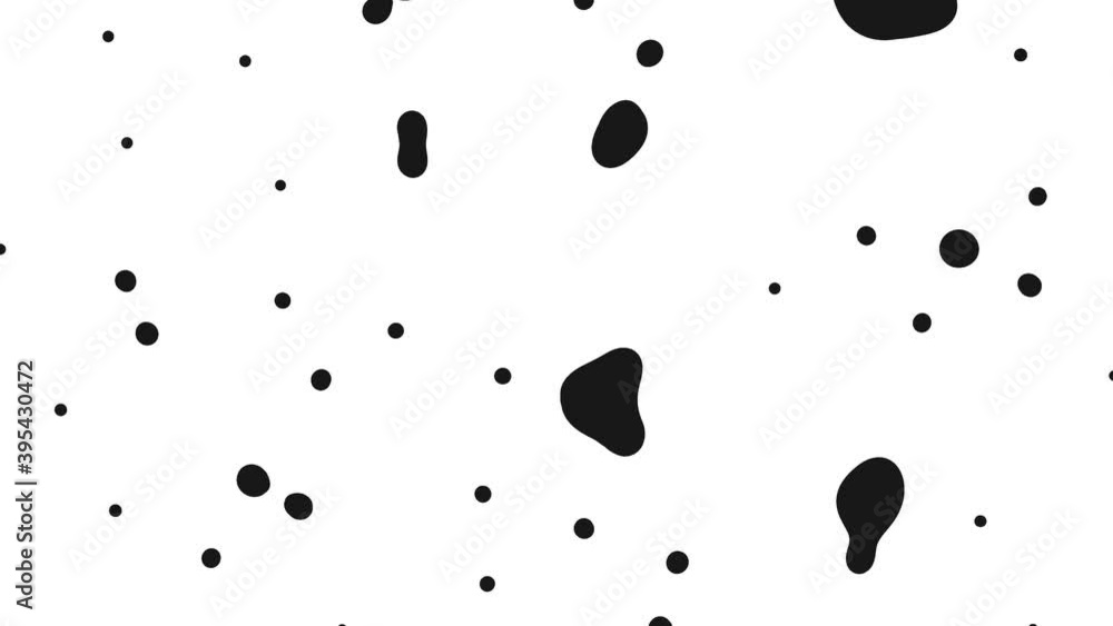 Poster Bubble Blobs Moving Flat Mask