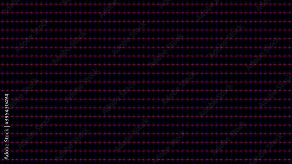 Poster boxes mesh grid rotating segments turning