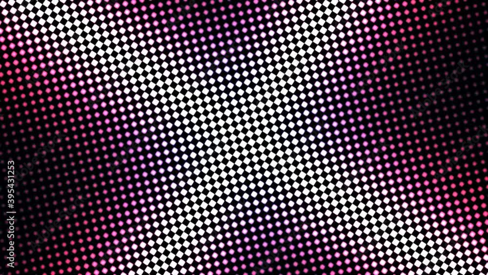Poster glowing cross check checkerboard x symbol rotating floor