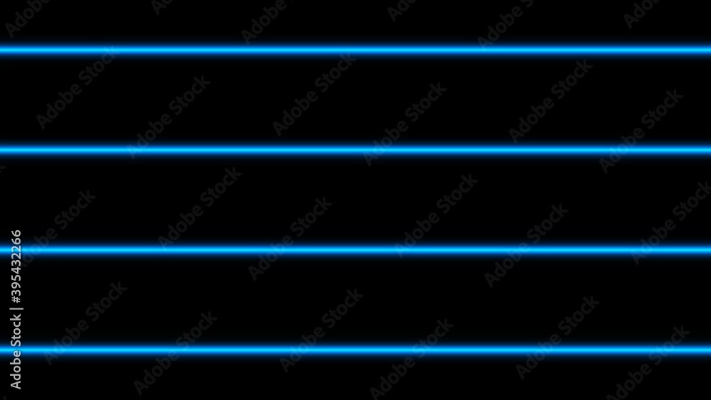 Aufkleber rolling light lines moving up frame