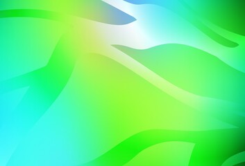 Light Blue, Green vector abstract bright template.