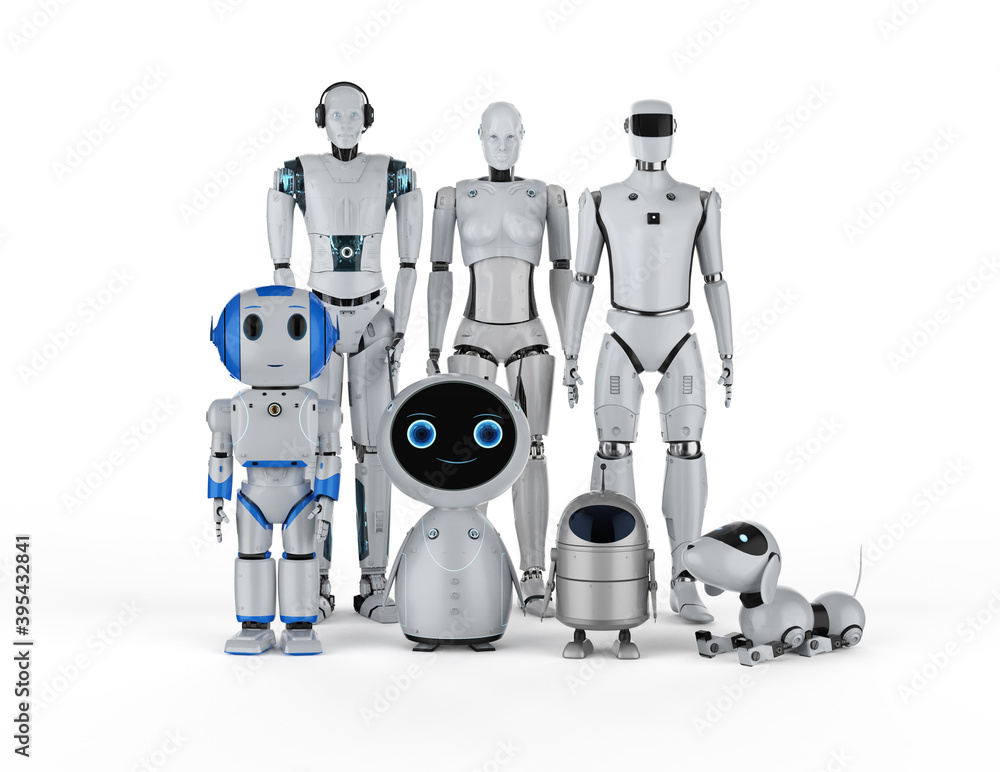 Poster group of automation robots