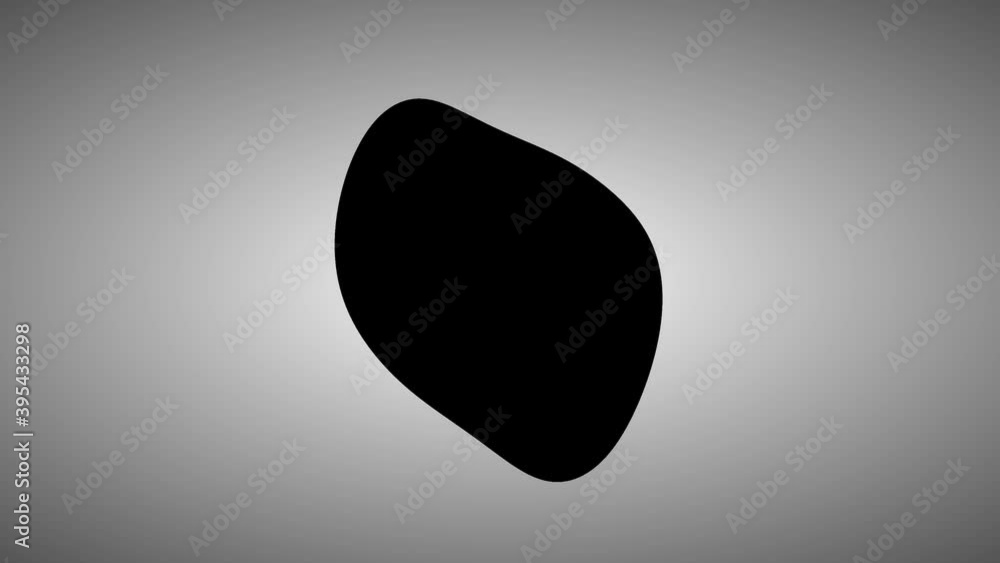 Poster morphing moulding amorphous blob transforming