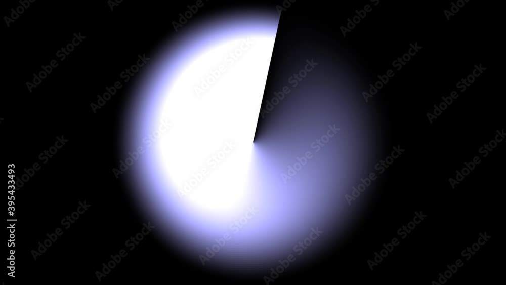 Poster scanning rotating radial gradient with droppoff spiral