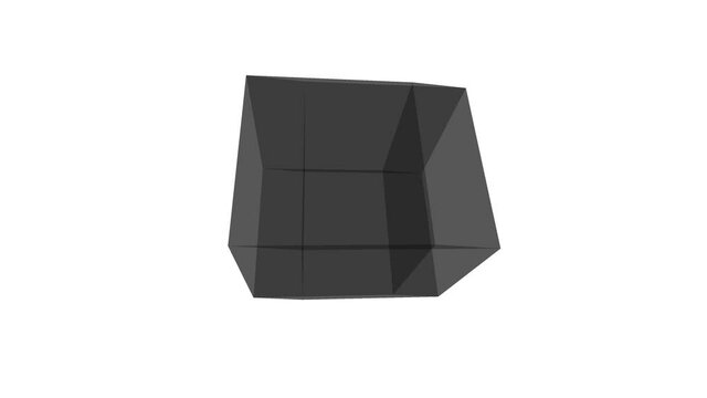 Imploding Collapsing Mask Tesseract 4d Cube Box