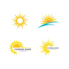 Fototapeta premium sun illustration logo