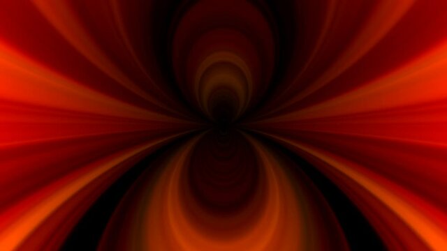 Red Deep Dark Evil Hellish Landscape Twisting Strange Orange Pattern