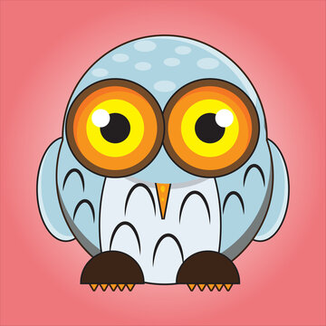 owl vector mascot eps 10