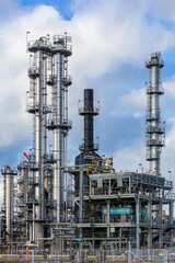 Fototapeta na wymiar Oil Refinery, Chemical and Petrochemical Plant