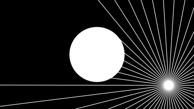 Ray Tracing Example Solar Rays Shine Lines
