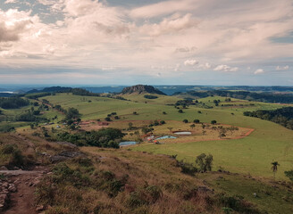 landscape with mountains