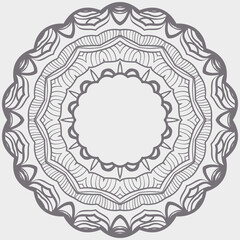 ornamental floral rosette - mandala backround. Vector illustration