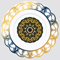 Decorative mandala pattern. Vector illustatration for design